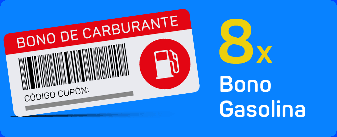 8x Bono Gasolina