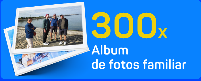 300x Album de fotos familiar